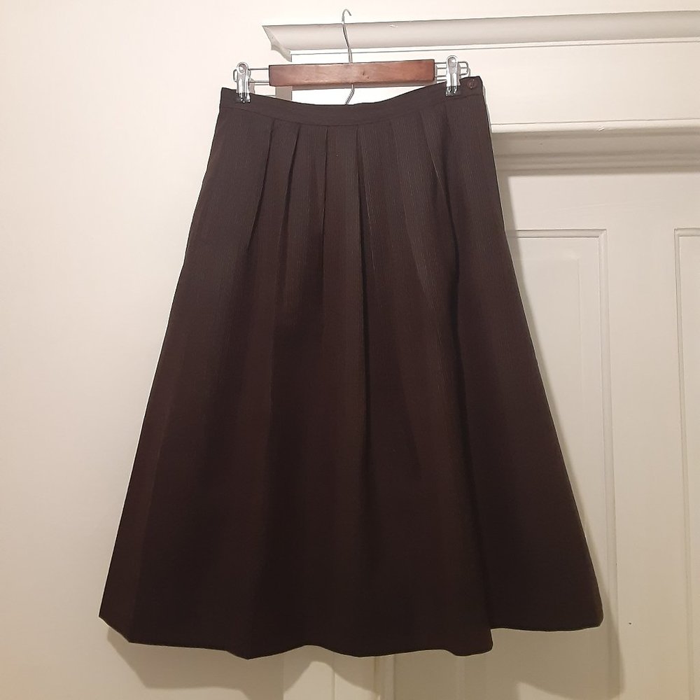 Peabody House International 100% Wool Skirt